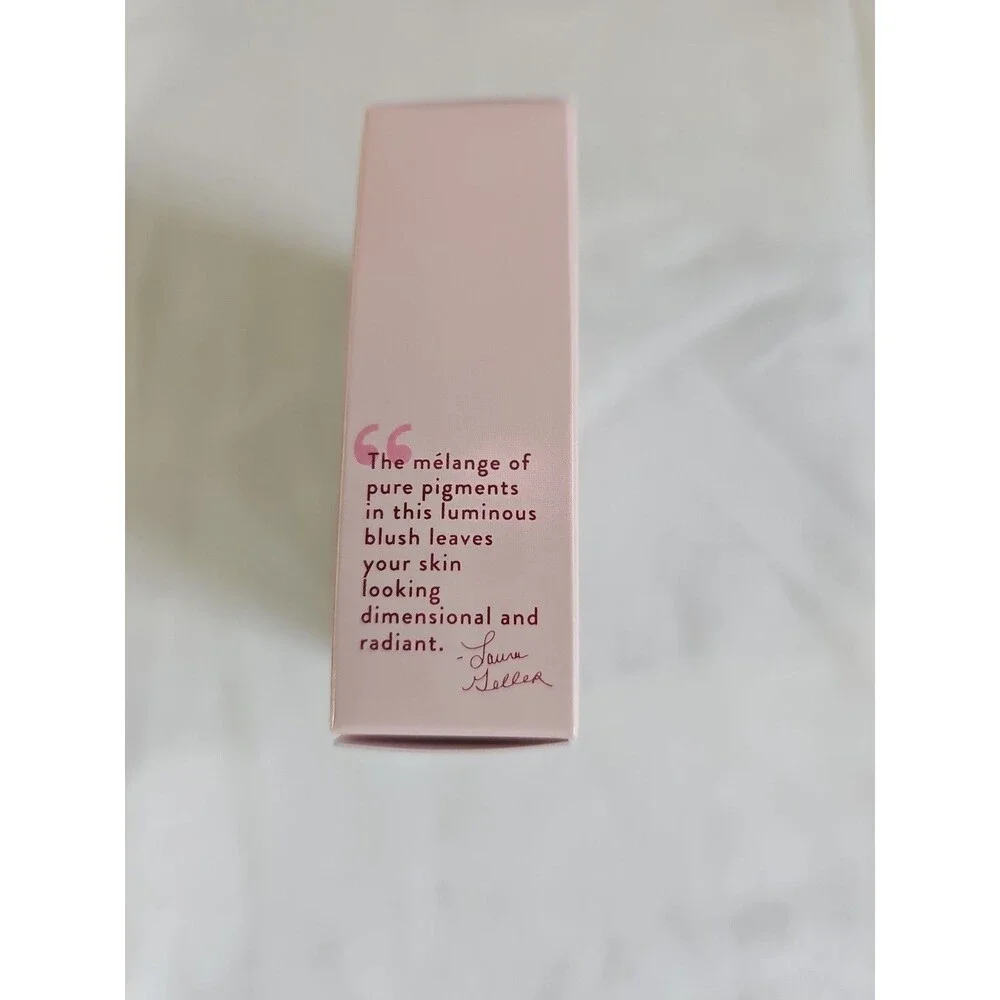 New Laura Geller Baked Blush-Brighten Marbleized Blush Pink Buttercream